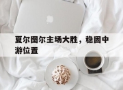 开云下载-包含夏尔图尔主场大胜，稳固中游位置的词条